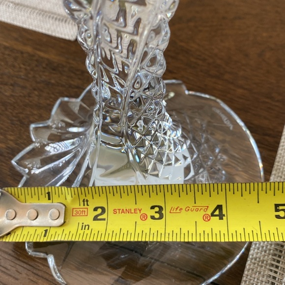 WATERDORD CRYSTAL CANDLE HOLDER SET - Picture 5 of 7